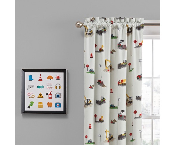 Can You Dig It Blackout Curtain (42"x63") - Wavelry Kids