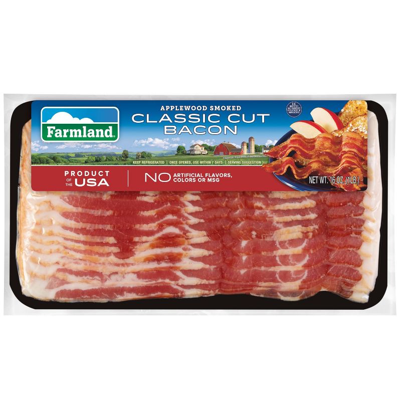 Farmland&#160;Applewood Smoked Bacon - 16oz, 1 of 5