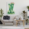Stupell Industries Spring Blooms Green Rainboots Canvas Art - 3 of 4
