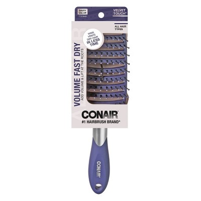 Conair Velvet Touch Concave Vent Hair Brush