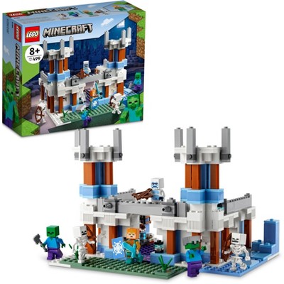 rille privilegeret fattigdom Lego Minecraft The Ice Castle Toy With Zombie Figures 21186 : Target