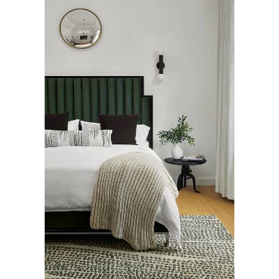 Axel Black and Natural Wool Handtufted Rug