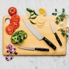  Ninja K32003 Foodi NeverDull System - Cuchillo de chef de 3  piezas, cuchillo utilitario y juego de cuchillos de pelar, de alta calidad,  acero inoxidable alemán, negro : Todo lo demás