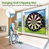 iMountek "Golf Chipping Dart Game Mat Set with 20 Sticky Balls, Ground Stakes, Hooks, Carrying Bag for Kids & Beginners" Black - 3 of 4