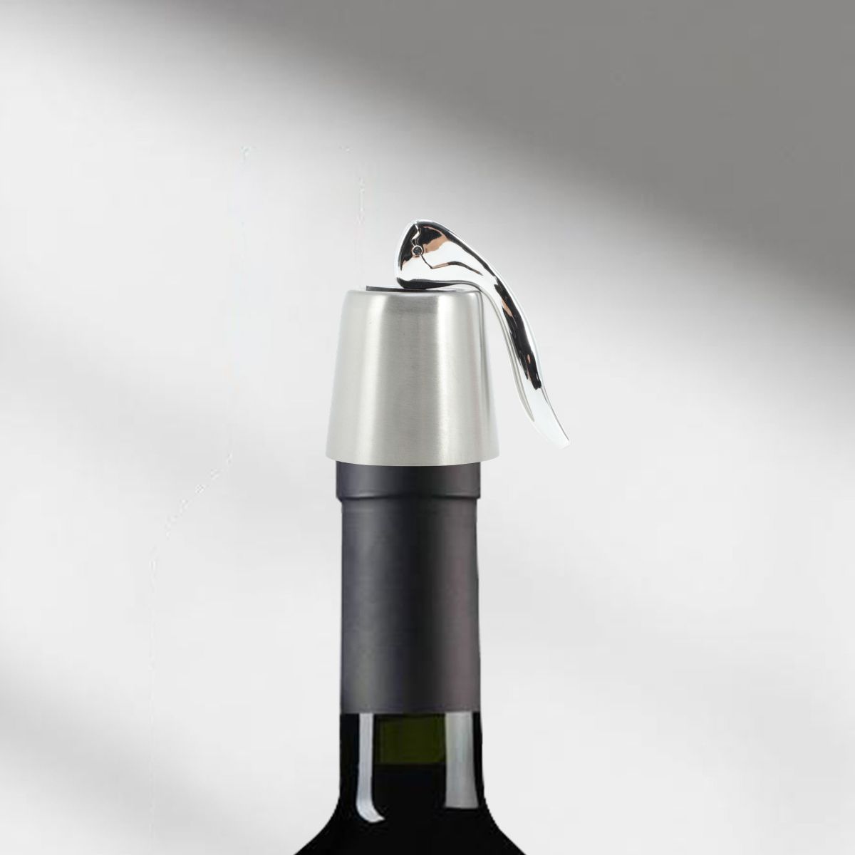 Unique Bargains Wrench-Expanding Sealing Wine Stopper Stainless Steel ABS Silicone 6x 2.36"x1.61"x3.54" 1 Pc - thumbnail 5