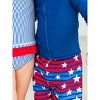 RuggedButts Toddler UPF50+ Americana Swim Trunks - 3 of 4