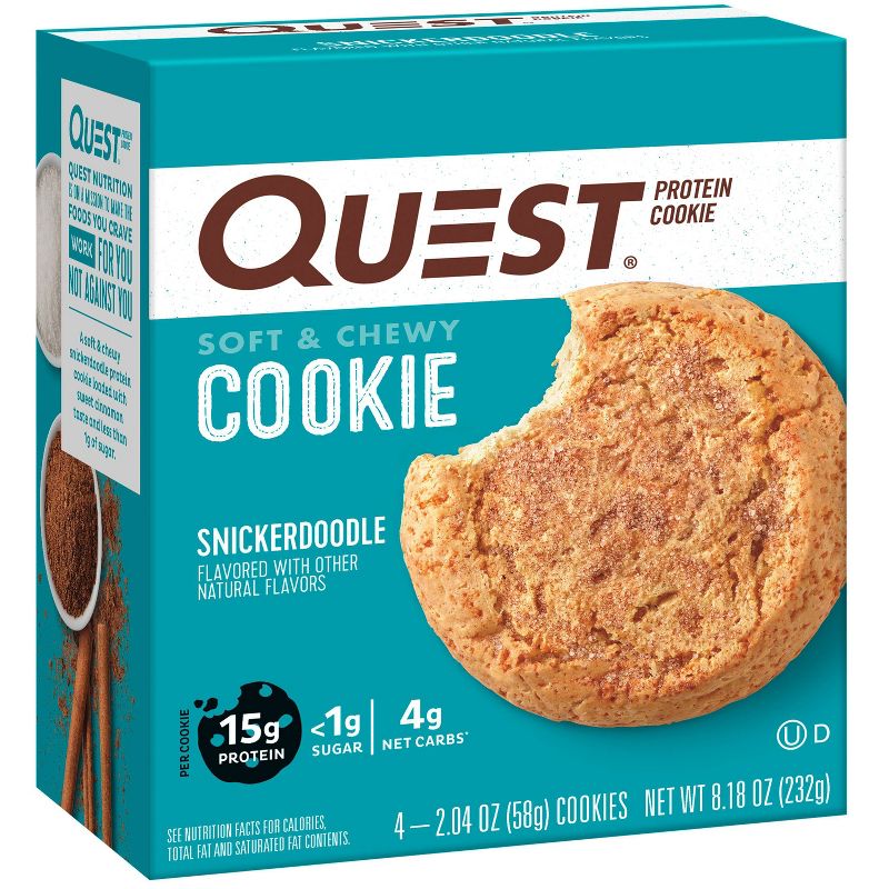 Quest Nutrition Protein Cookie - Snickerdoodle, 3 of 11