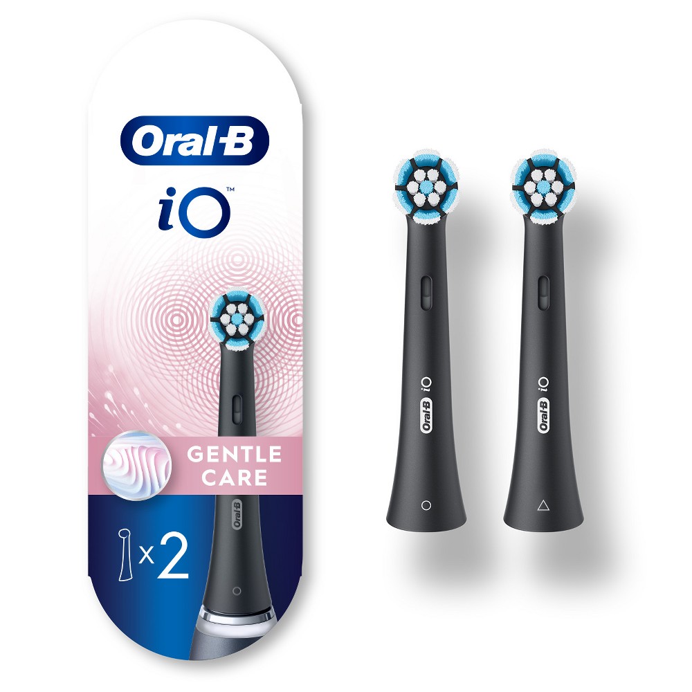 Oral-B iO Gentle Care Replacement Brush Heads - Black - 2ct -  86466762