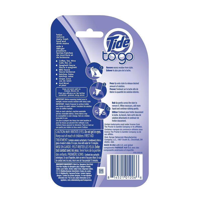 Tide To Go Stain Remover Pen, 3 of 12