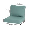 Christopher Knight Home Noah Outdoor 5-Inch Thick Deep Seat Club Chair Cushion Set - 3 of 4