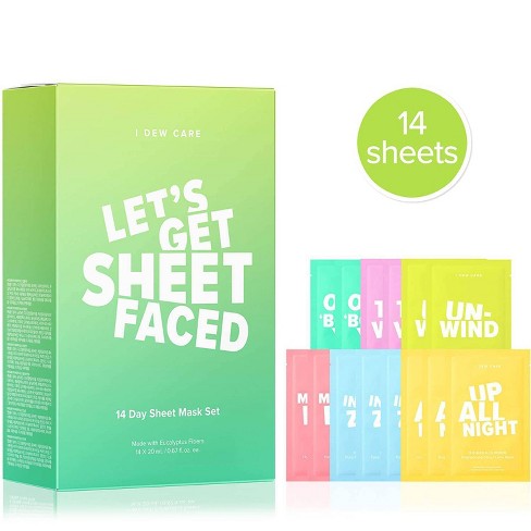 I DEW CARE Let's Get Sheet Faced Skincare Set - 14ct - image 1 of 4