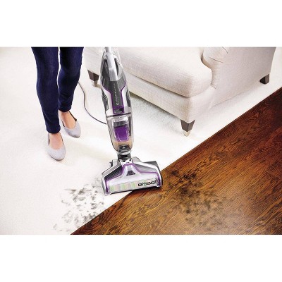 Sparkle Silver and Purple Upright Pet Floor Cleaner with Multi-Surface Brush