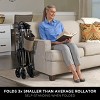 Signature Life Elite Travel Rollator, Lightweight 4-Wheel Folding Walker with Seat - 2 of 4