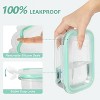 LunaLulinlk 8-Pack Glass Lunch Boxes, Food Storage Containers with Lids, Glass Lunch Boxes, Airtight Bento Boxes, Multicolor - 3 of 4