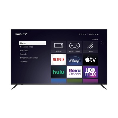 Element 75" 4K UHD Frameless Roku TV