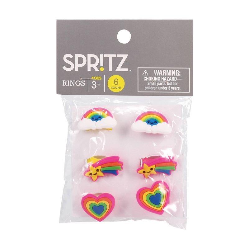 6ct Plastic Character Rings - Spritz&#8482;, 3 of 5