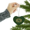 St. Norbert College Primary Logo Heart Love Wood Christmas Tree Holiday Ornament - 3 of 3