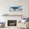 Stupell Industries Abstract Whale Silhouette Canvas Wall Art - 2 of 4