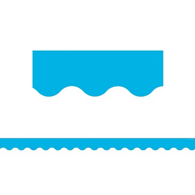 Teacher Created Resources 35' x 3" Aqua Scalloped Border Trim (TCR5703)