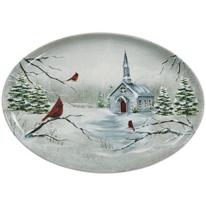 Park Designs All Is Calm Oval Platter - 1 of 3