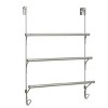 Racxily SnugFit Over-the-Door 3-Tier Towel Bar with 2 Hooks, Satin Nickel - 2 of 2
