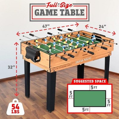 SereneLife 48" Foldable 4-in-1 Multi Game Table