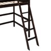 Loft Bed, with Ladder Safety Guardrail Wooden Slat Support, No Spring Box Needed, Twin Size Bed Frame for Kids Teens Bedroom Furniture - 4 of 4