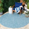 Courtyard CY8521 UV & Stain Resistant Non-Shedding Power Loomed Indoor/Outdoor Rugs - Safavieh - 2 of 4