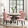 WestinTrends  Velvet Upholstered Tufted Dining Chairs (Set of 4) - 2 of 4