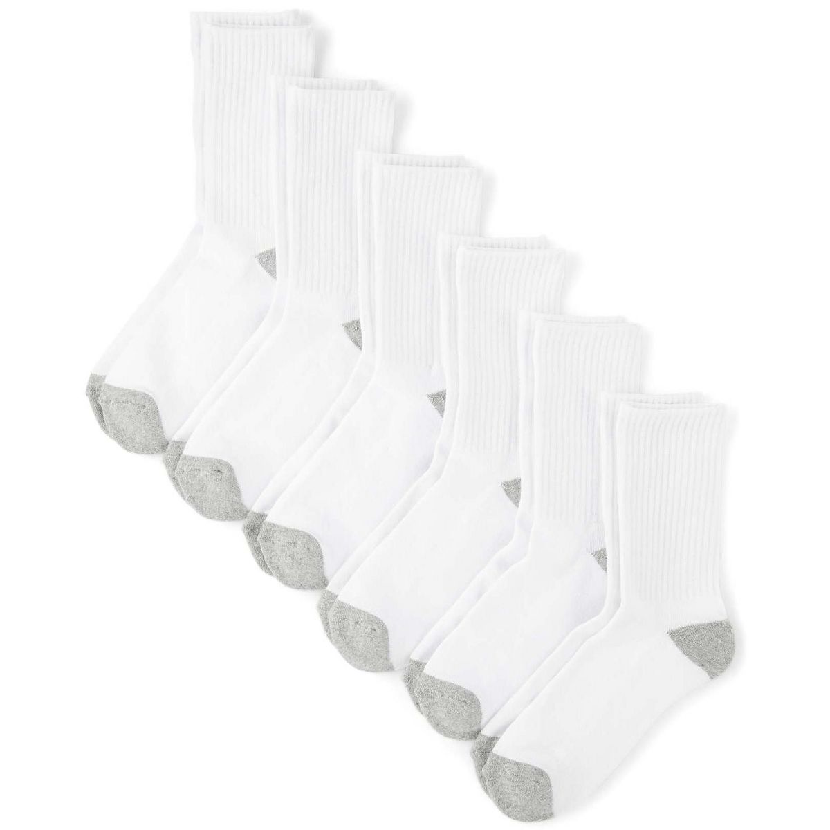 The Children's Place Boys Cushioned Crew Socks 6-Pack - thumbnail 2