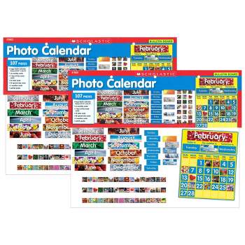Scholastic Teaching Solutions Photo Calendar Bulletin Board, 2 Sets