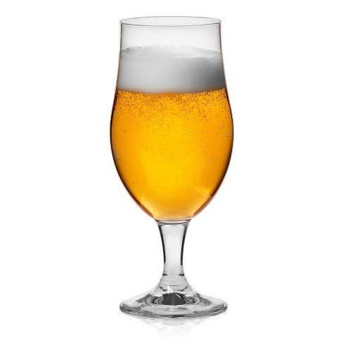 Libbey Craft Brews Classic Belgian Beer Glasses, 16-ounce, Set  of 4: Beer Glasses: Beer Glasses