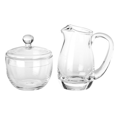 Luigi Bormioli Michelangelo Sugar and Creamer Set