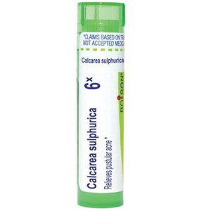 Calcarea Sulphurica 6X by Boiron Homeopathic Single Medicine For First Aid  -  80 Pellet - 1 of 4