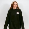 Embroidered Pink Santa Hat - Women's Graphic Hoodie - 2 of 3