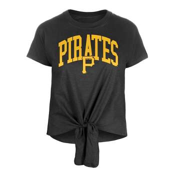 MLB Pittsburgh Pirates Women's Front Knot T-Shirt