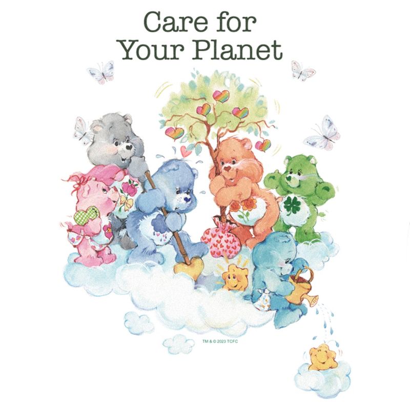 Girl's Care Bears Care for Your Planet T-Shirt, 2 of 5