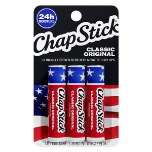 Chapstick Original Americana Lip Balms - 0.45 oz/3ct : Target