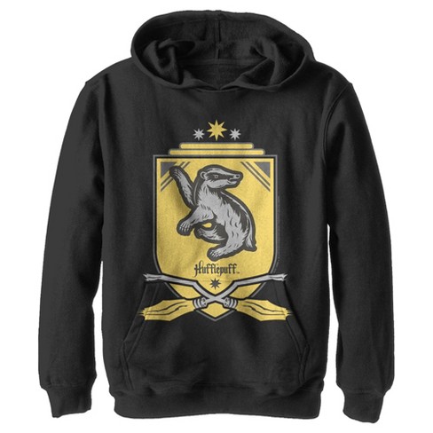 Boy s Harry Potter Quidditch Hufflepuff Team Crest Pull Over