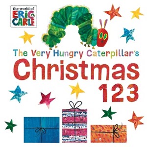 Very Hungry Caterpillar Christmas 123 - by Eric Carle (Board Book) - 1 of 1