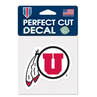 NCAA Utah Utes 4"x4" Logo Decal