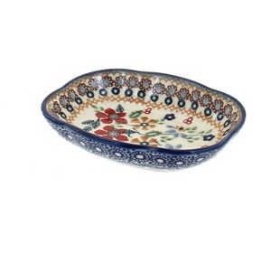 Blue Rose Polish Pottery S126 Manufaktura Soap Dish - 1 of 1
