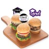 Big Dot of Happiness Purple 2025 Graduation Party - Dessert Cupcake Toppers - Clear Treat Picks - Set of 24 - 3 of 4