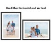 Americanflat 24x34 Poster Frame with Polished Plexiglass, Use as 20x30 Frame with Mat or 24x34 Frame without Mat, Hudson Collection, Black - 4 of 4