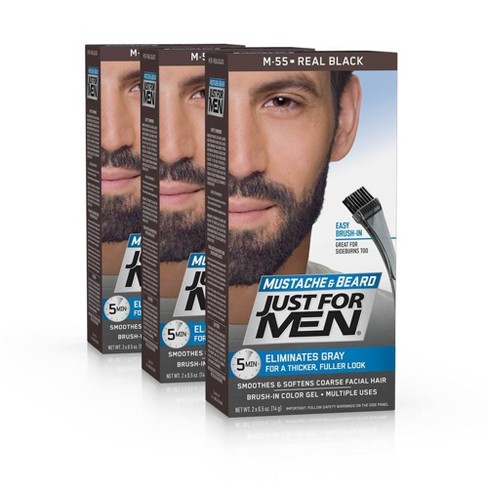 Just For Men Mustache And Beard Hair Color 3pk Target