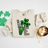 Simply Sage Market Women's Graphic Sweatshirt Love Shamrock St. Patrick's Day - image 3 of 3