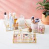 Juvale Set of 3 Gold Mirror Vanity Tray for Perfume, Makeup, Decorative Rectangle Jewelry Organizer for Bathroom, Dresser, 3 Sizes - 2 of 4