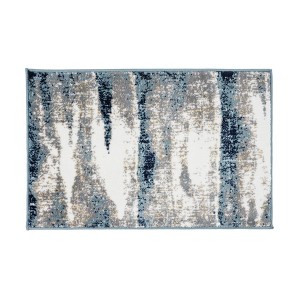 World Rug Gallery Contemporary Abstract Waves Area Rug - 1 of 4