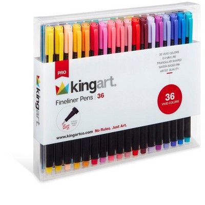 KINGART PRO Fine Line Pens 36 Colors