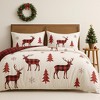 Festive Christmas Comforter Set, Cozy Bedding Set with Comforter & Pillow Shams-Twin/Queen/King Size - 4 of 4